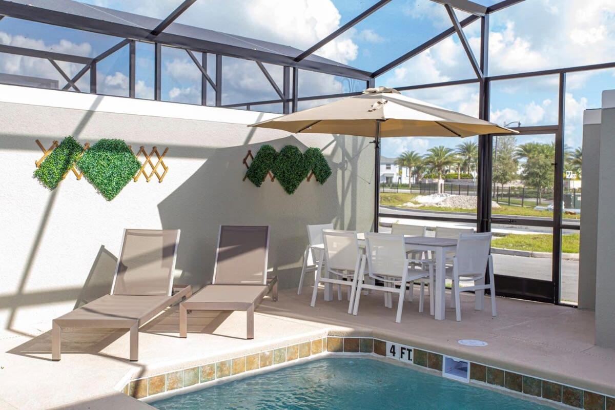Gorgeous 4 Bedroom W/ Pool Close To Disney 4836 Кіссіммі Екстер'єр фото